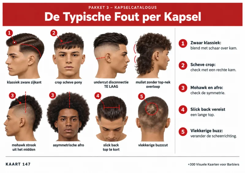 Visuele kaart 147, De Typische Fout Per Kapsel
