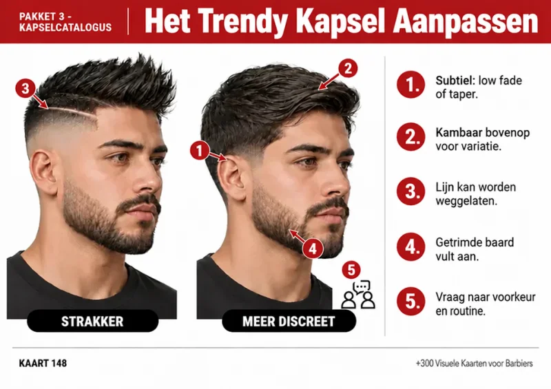 Visuele kaart 148, Het Trendy Kapsel Aanpassen (versie 2)