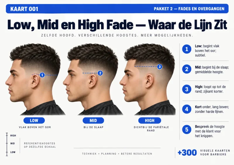 Visuele kaart 052, Low, Mid en High Fade: Waar Ligt De Lijn