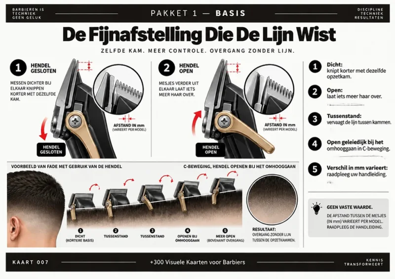 Visuele kaart 007, De Fijnafstelling Die De Lijn Vervaagt