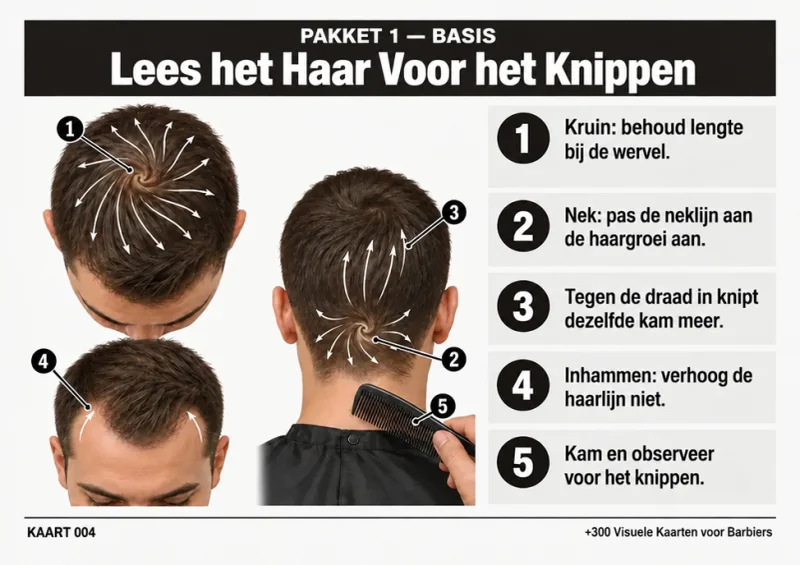 Visuele kaart 004, Lees Het Haar Voor Het Knippen (versie 2)